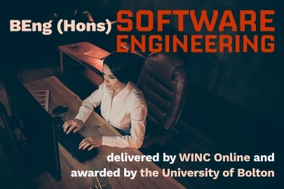 BEng (Hons) Software Engineering, delivered by WINC Online and awarded by the University of Bolton Package