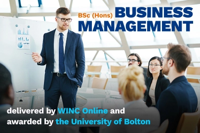 BSc (Hons) Business Management from University of Bolton